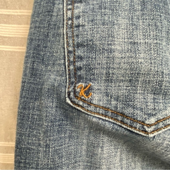 KUT FROM THE KLOTH / Boyfriend Straight Leg Distressed Highrise Jeans Size 14 - Picture 7 of 10